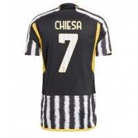 Juventus Federico Chiesa #7 Hjemmebanetrøje 2023-24 Kortærmet